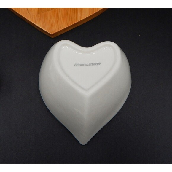 Debora Carlucci Heart Shaped Sugar Holder With Spoon And Napkin Holder With Tray - Picture 9 of 11
